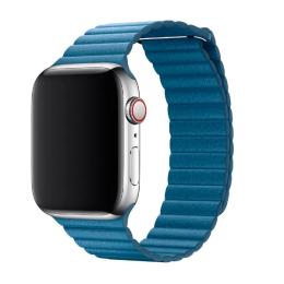 Ремінець для смарт-годинника Infinity Apple Watch Leather Loop 38mm/40mm/41mm Cape Code Blue
