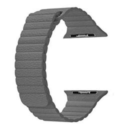 Ремінець для смарт-годинника Infinity Apple Watch Leather Loop 38mm/40mm/41mm Grey