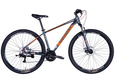 Велосипед Discovery Bastion DD CS 29 2025 рама 17 Gray Orange (OPS-DIS-29-200)