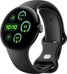 Смарт-годинник Google Pixel Watch 3 41 mm LTE Matte Black Aluminum Case/Obsidian Active Band