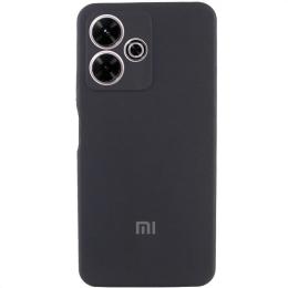 Чохол-накладка Lakshmi Silicone Cover Full Camera (AAA) with Logo для Xiaomi Redmi 13 4G/Poco M6 4G Black