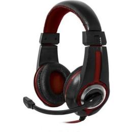 Накладні навушники Defender Warhead G-185 Black Red провідні з мікрофоном