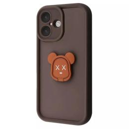 Чохол-накладка Infinity Pretty Case iPhone 16 Bear Brown (606790810)