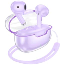 Бездротові навушники Borofone BW46 Ice flake Violet