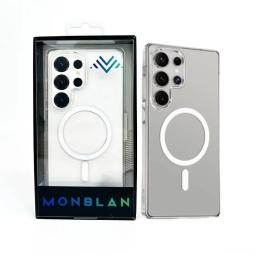 Чохол-накладка Monblan Magnetic Crystal Series для Samsung S24 Ultra Transparent