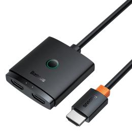Перехідник Baseus AirJoy Series 2-in-1 Bidirectional HDMI Switch with Cable Black (B01331105111-01)