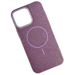 Чохол-накладка Infinity Case With Magentic iPhone 14 Pro Glitter Raspberry