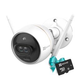 Комплект відеонагляду Ezviz 2Мп Wi-Fi CS-CV310-C0-6B22WFR (2.8мм) + CS-CMT-CARDT32G-D