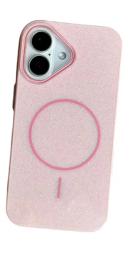 Чохол-накладка Infinity Case With Magentic iPhone 16 Glitter Pink