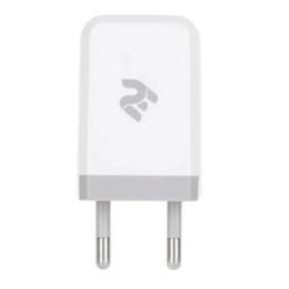 Адаптер живлення для телефона 2E 2E-WC1USB2.1A-W White (1xUSB 2.1A Wall Charger )