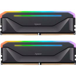 Оперативна память Apacer 32GB (2x16GB) DDR5 5200 MHz NOX RGB Black (AH5U32G52C522NBAA-2)