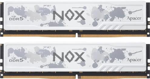 Оперативна память Apacer 32GB (2x16GB) DDR5 5200 MHz NOX White (AH5U32G52C522MWAA-2)