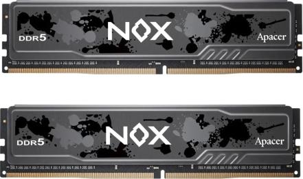 Оперативна память Apacer 32GB (2x16GB) DDR5 6000 MHz NOX Black (AH5U32G60C622MBAA-2)
