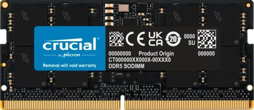 Оперативна память Crucial 16GB SO-DIMM DDR5 4800 MHz (CT16G48C40S5T) Tray
