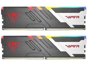 Оперативна память Patriot 64GB (2x32GB) DDR5 6000 MHz CL36 Viper Venom RGB (PVVR564G600C36K)