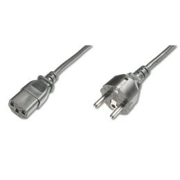Кабель живлення ASSMANN AK-440101-018-S Dark Gray 220v, для ПК, монітора, CEE 7/7 (Typ-F) - C13 1.8 м