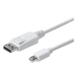 Відео-кабель Digitus miniDisplayPort(тато)DisplayPort(тато), 3m White