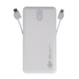 Зовнішній портативний акумулятор LogicPower PQ13 10000mAh White (LP31338)