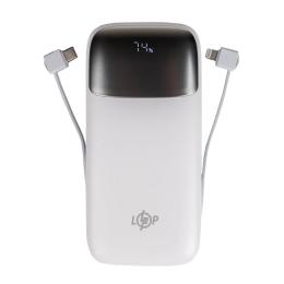 Зовнішній портативний акумулятор LogicPower PQ20 20000mAh White (LP31341)