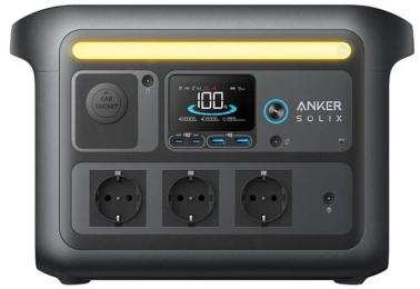 Зарядна станція Anker SOLIX C800X 768Wh 1200W Black Gray