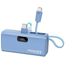 Зовнішній портативний акумулятор Promate Nanopack-5 5000mAh 20W Blue (nanopack-5.navy)