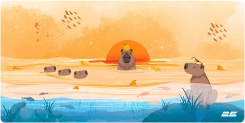 Килимок для мишки 2E CAPYBARRA L Yellow (2E-PAD-L-CAPY-YELLOW)