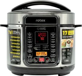 Мультиварка Rotex REPC72 Black Silver