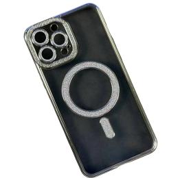 Чохол-накладка Infinity MagSafe Diamond Cover для Samsung S24 Gray