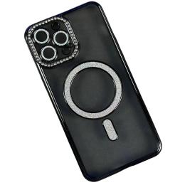 Чохол-накладка Infinity MagSafe Diamond Cover для Samsung S24 Black