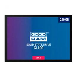 Жорсткий диск внутрішній SSD GoodRam CL100 (SSDPR-CL100-240-G2) Black 240GB