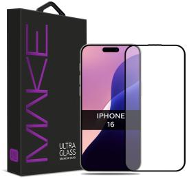 Захисне скло MakeFuture Ultra Glass для Apple iPhone 16 + Чохол Apple iPhone 16 Air (MSFUA-AI16)