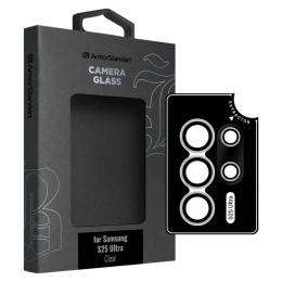 Захисне скло для камери ArmorStandart Supreme Black Icon для Samsung S25 Ultra Black Clear (ARM83223)