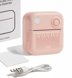 Фотопринтер Infinity Phomeno D4 Mini Pink + 1 рулон паперу