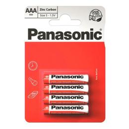 Батарейка Panasonic RED ZINK R03 Black ААА, блістер (4шт)