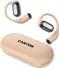 Бездротові навушники Canyon headset OnFlow 12 OWS ENC Beige