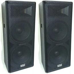 Акустична система Big STEREO SET 2x2x15-700A Black активна + пасивна