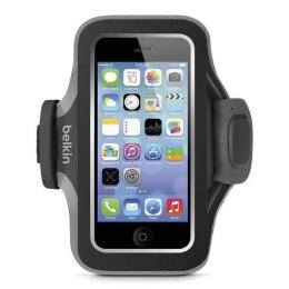 Накладка для iPhone 5/5S/SEнеопренBelkin Slim-Fit Armband black-grey