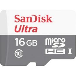 Карта памяті SanDisk Ultra SDSQUNS-016G-GN3MN Black 16GB microSDHC Class 10 UHS-I