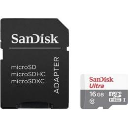Карта памяті SanDisk Ultra SDSQUNS-016G-GN3MA Black 16GB microSDHC Class 10 UHS-I
