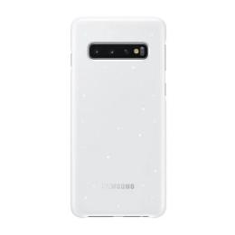 Накладка для Samsung Galaxy G973 S10 пластик LED Cover EF-KG973CWEGRU White