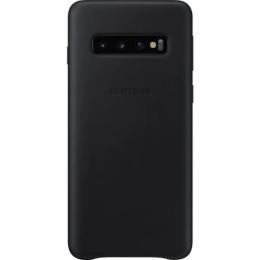 Накладка для Samsung Galaxy G973 S10 шкіра Leather Cover EF-VG973LBEGRU Black