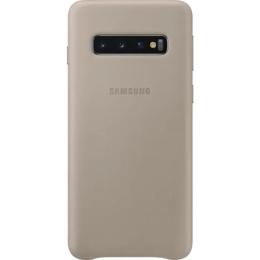 Накладка для Samsung Galaxy G973 S10 шкіра Leather Cover EF-VG973LJEGRU Gray