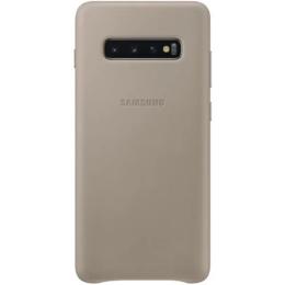 Накладка для Samsung Galaxy G975 S10 Plus шкіра Leather Cover EF-VG975LJEGRU Gray
