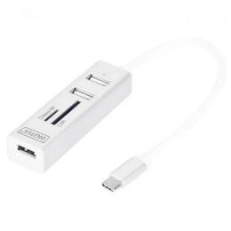 USB-хаб Digitus DA-70243 White