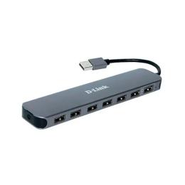 USB-хаб D-Link DUB-H7 Black