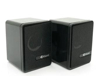 Акустична система Kisonli L-4040 Black USB + 3.5mm, 2x3W
