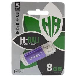Флеш память Hi-Rali 8GB Rocket USB 2.0 Violet (HI-8GBVCVI)