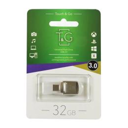 Флеш память T&amp;G 32GB Metal TG104 Type C Silver (TG104TC-32G)