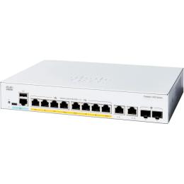 Світч Cisco Catalyst 1200 8xGE, PoE, Ext PS, 2x1G Combo (C1200-8P-E-2G)