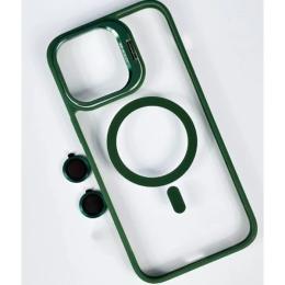 Чохол-накладка Infinity Stand Camera MagSafe для iPhone 13 Green